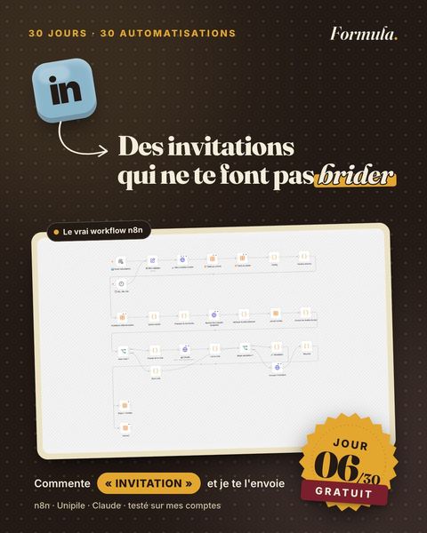 Jour 6 : Des invitations qui ne te font pas brider